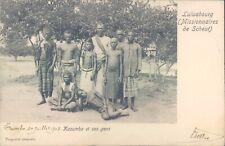 Belgian CONGO Kasumba people 1903 litho PC
