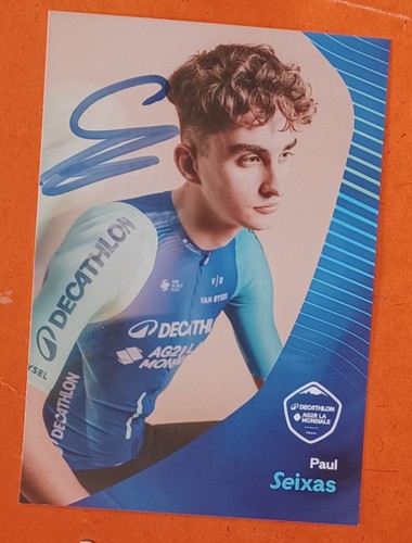 Cyclisme carte paul seixas - cyclisme,