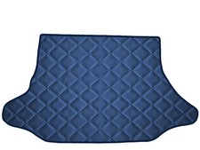 Matelassé Cuir artificiel BLEU FONCÉ Tapis coffre pour Lexus CT 200H 2010-2020
