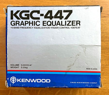 KENWOOD KGC-447  Neuf -  Graphic Equalizer in Original Box - Made in Japan