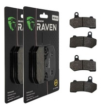 2 Kit plaquettes frein Av Ga et Av Dr Pour Harley-davidson Street Glide Trike 16