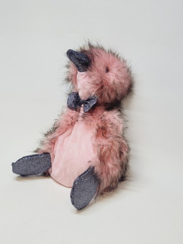 Doudou peluche canard rose - canard,