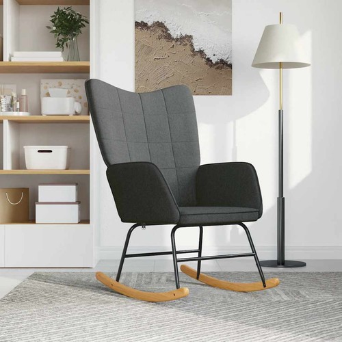 Chaise bascule bleu - chaise, tissu