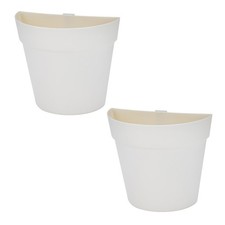  2 PCS Pot De Fleur Mural