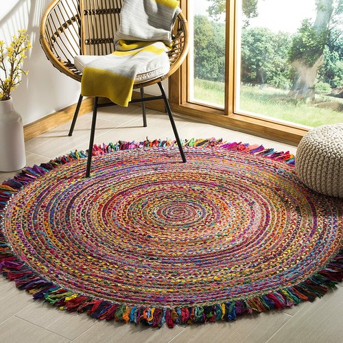 Tapis 100 coton jute - tapis,