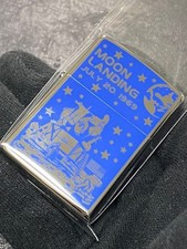 Zippo Moon Landing Rare Modèle 2015 Argent Intérieur Neuf Inutilisé