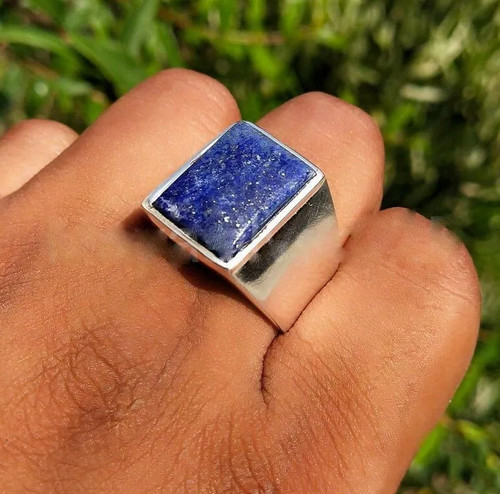 Bague pour hommes argent - bague,