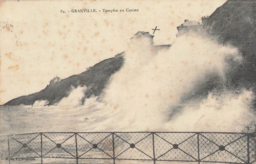 Granville une tempête au - granville,,