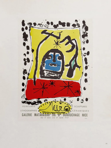 Joan miro affiche - joan,