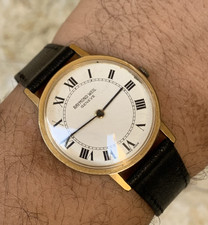 1970's Vintage Raymond Weil Geneve Watch Hand Wind 33mm Gents Luxury Rare Gp