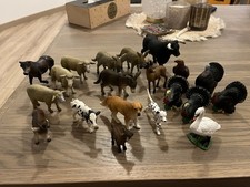 🐄 Lot de 20 figurines animaux de la ferme (Schleich / Papo) 🐑