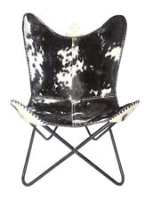 Fauteuil - Noir Et Blanc Cuir
