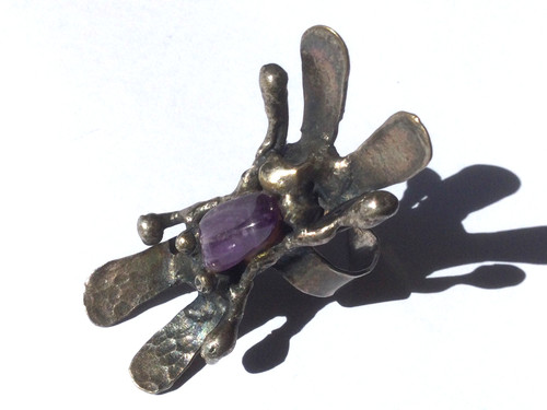 Bijou artiste bague argent - d’artiste,