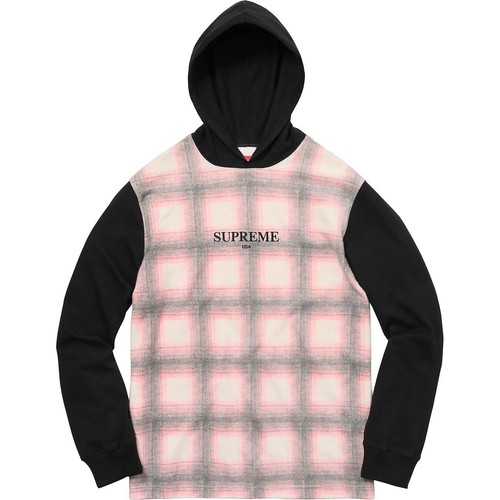 Supreme shadow plaid hooded - plaid,