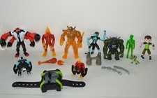 Gros lot de figurines BEN 10 + montre lanceur robot OMNI LAUNCH PLAYMATES