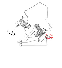 Vigne Suspension Moteur Fiat
