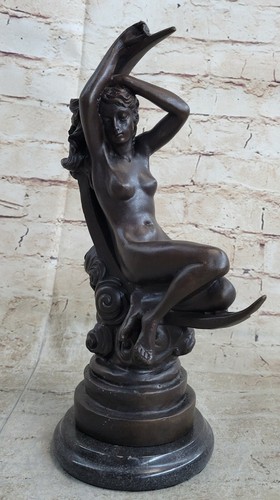 Statue sculpture bronze roche - statue,