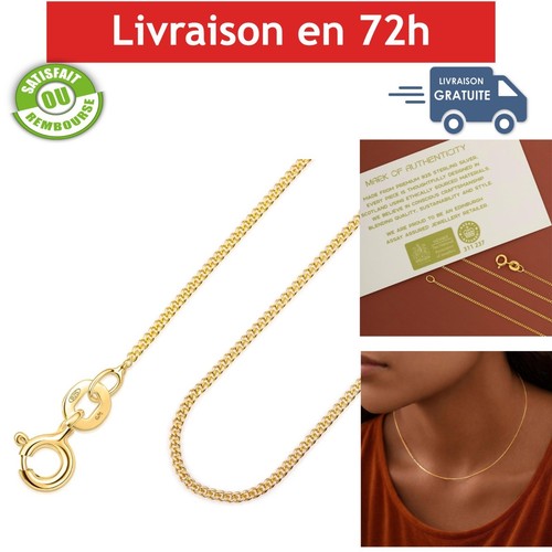 Collier chaîne gourmette