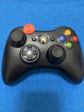 Authentic Microsoft Xbox 360 Black Wireless Oficial  Controller Fully Tested