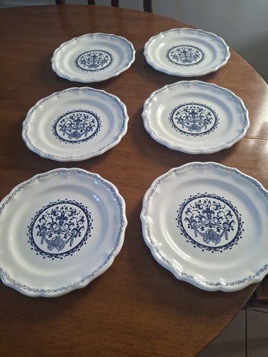Six assiettes dessert - six, a