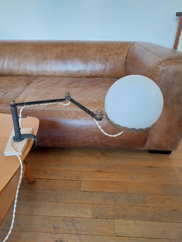 Lampe deux bras potence - lampe,