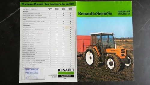 Brochure tracteur renault - brochure,