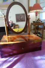 , psyche dressing table, table mirror 19th empire; restoration