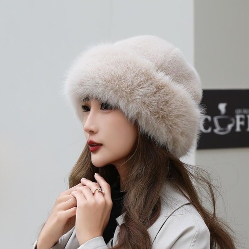 Femme fausse fourrure chapeau - fourrure,