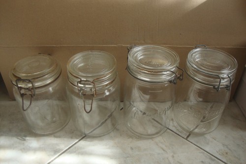 Lot anciens bocaux d - lot,