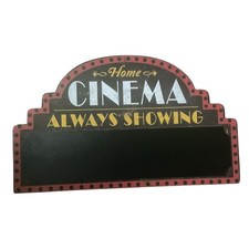 Home Cinema “Always Showing” Old Time Style Wall Decoratve Sign