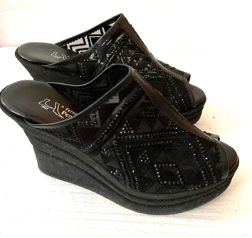 Neufs sabots tulle - sabots, noir
