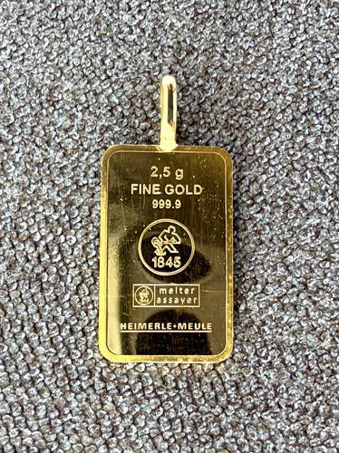 Pendentif lingot 5 g - lingot,