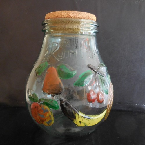 Poterie verre rumtopf fait - poterie,
