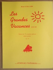 Partition LES GRANDES VACANCES