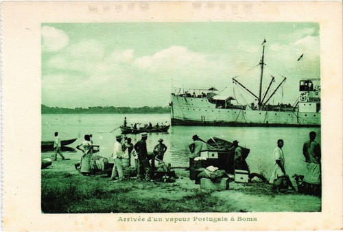 Belgian congo boma vapeur - belgian,