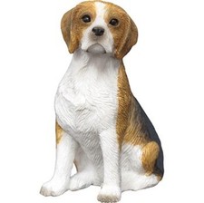 Figurine De Beagle Peinte À