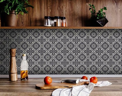 Decorative tile stickers set - tile,