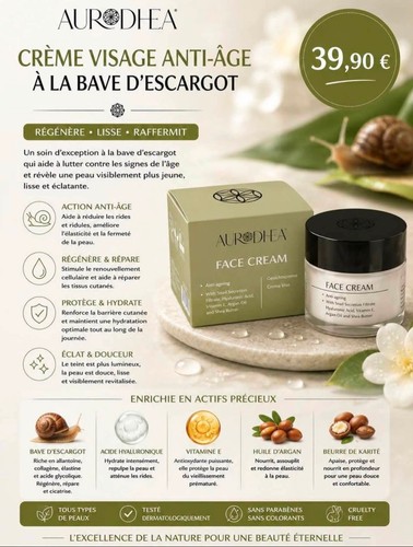 Aurodhea crème visage - aurodhea,