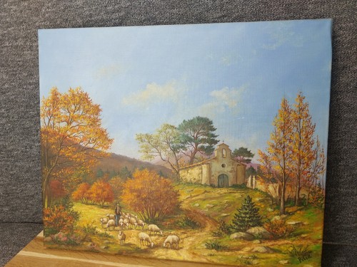 Tableau huile sur toile joël - tableau,