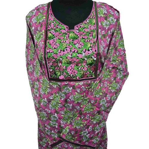 Neck caftan multicolore - v-neck,