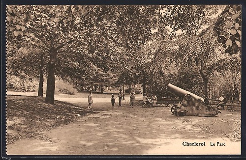 Cpa charleroi parc - le,