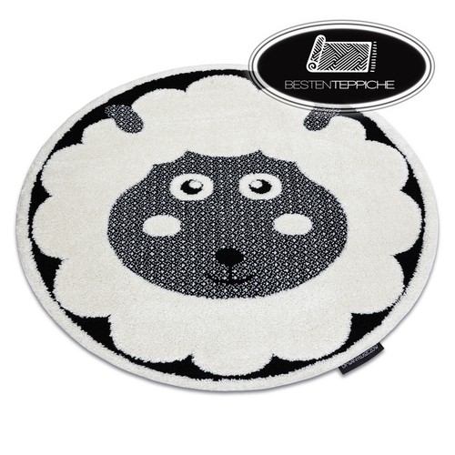 Tapis enfant rond joy - "joy", mouton
