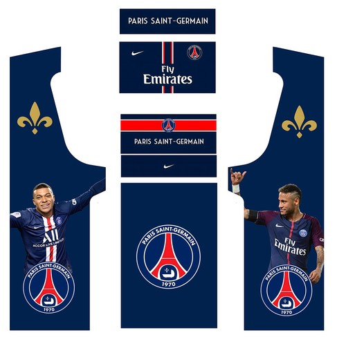 Stickers psg pour borne - psg,
