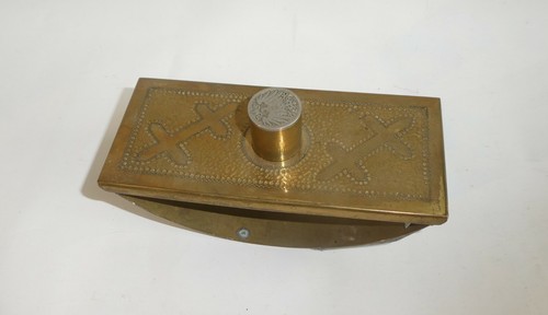 Ancien tampon buvard - , laiton