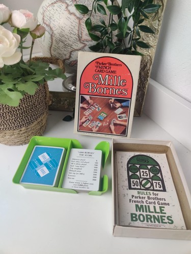 Jeu cartes mille bornes - cartes, bornes"