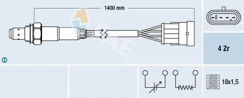 Sonde lambda chauffé 77364