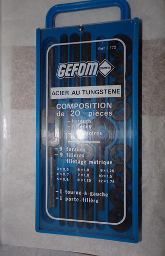 Coffret taraudage tarauds - de,