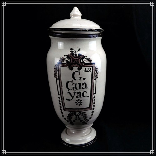 Pot pharmacie faience - en,