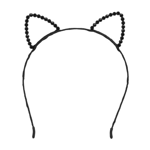 52120 cat tiara headband - -,