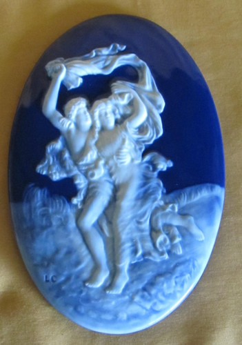 Belle plaque porcelaine de - plaque,